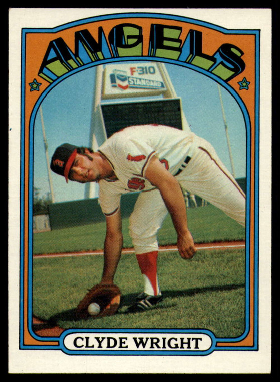 1972 Topps #55 Clyde Wright VG California Angels 