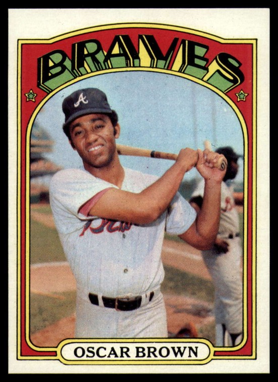 1972 Topps #516 Oscar Brown VG Atlanta Braves 