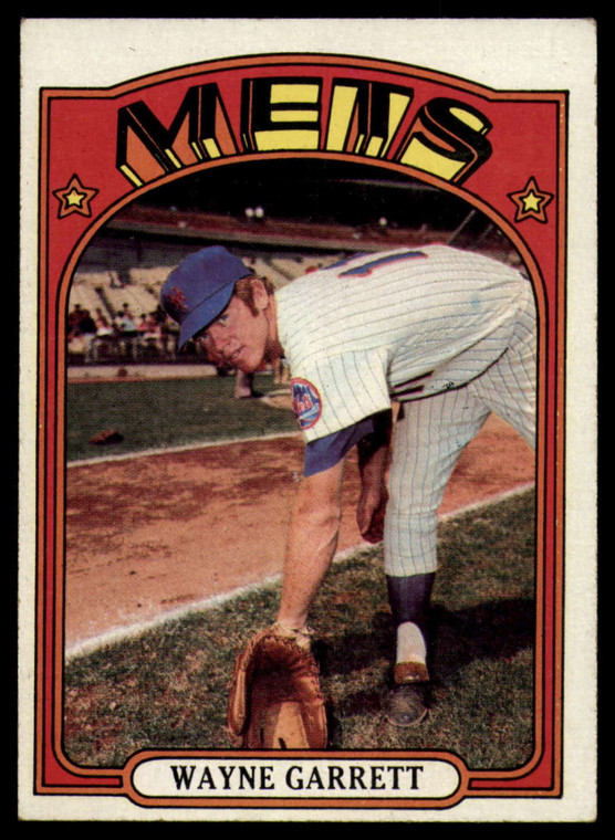 1972 Topps #518 Wayne Garrett VG New York Mets 