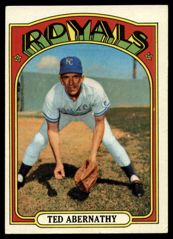 1972 Topps #519 Ted Abernathy VG Kansas City Royals 
