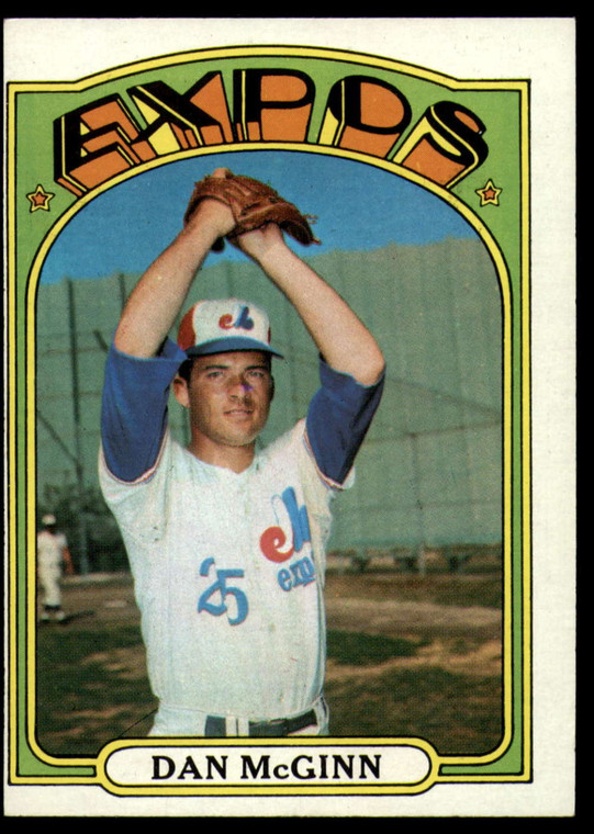 1972 Topps #473 Dan McGinn VG Montreal Expos 