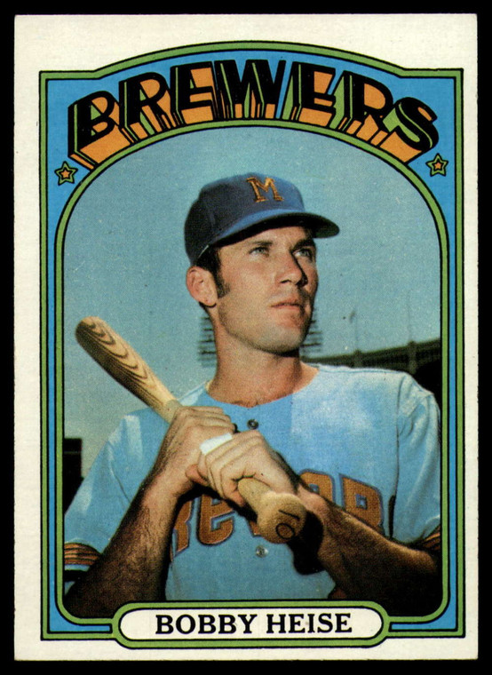 1972 Topps #402 Bob Heise VG Milwaukee Brewers 