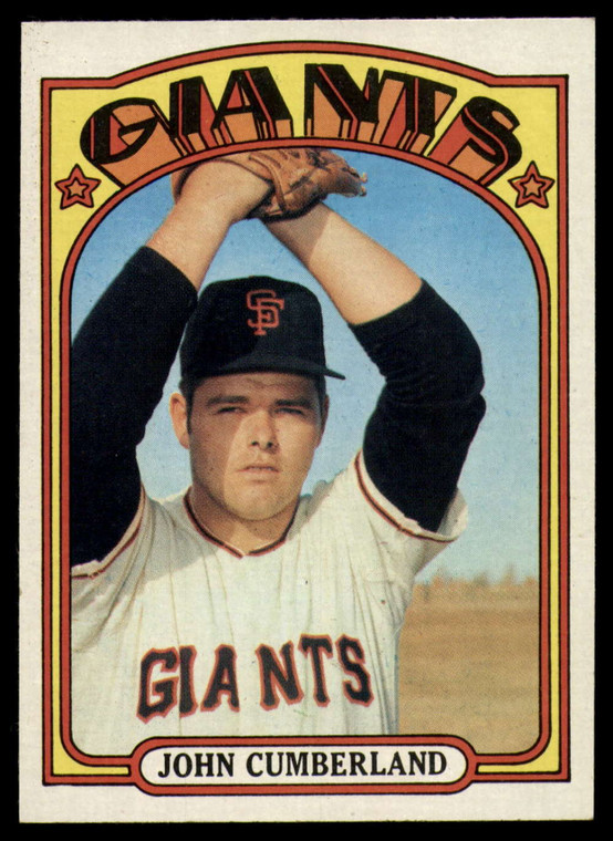 1972 Topps #403 John Cumberland VG San Francisco Giants 