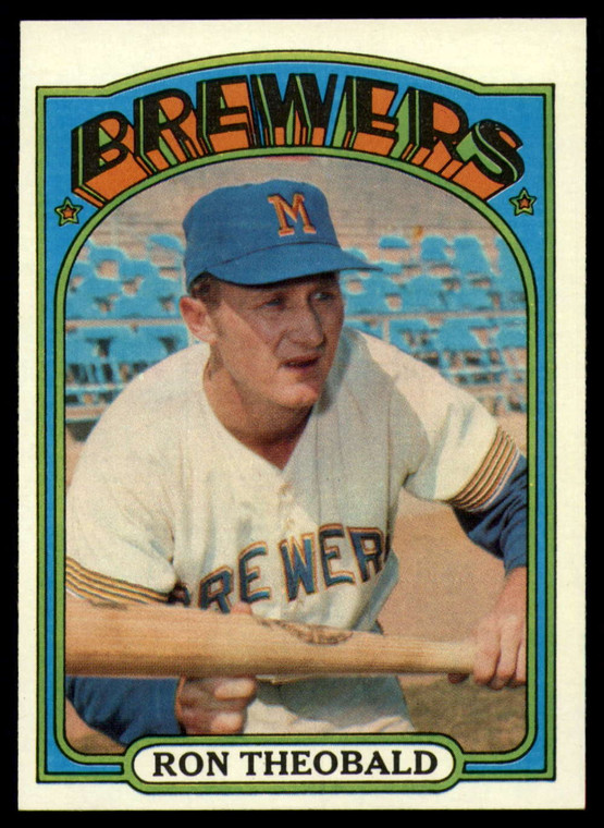 1972 Topps #77 Ron Theobald VG RC Rookie Milwaukee Brewers 