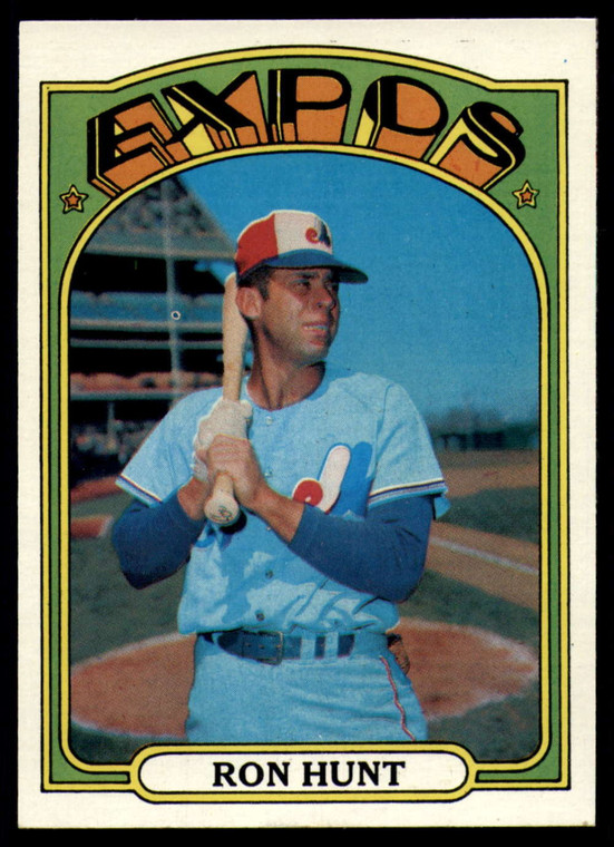 1972 Topps #110 Ron Hunt VG Montreal Expos 