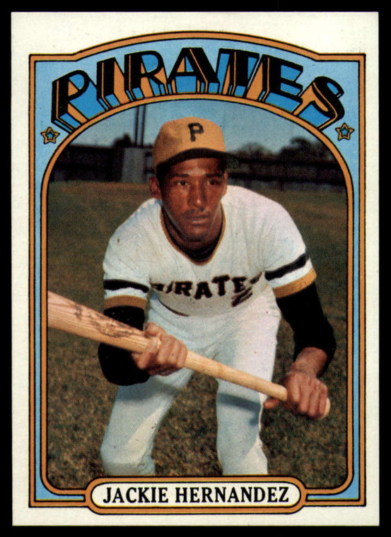 1972 Topps #502 Jackie Hernandez VG Pittsburgh Pirates 