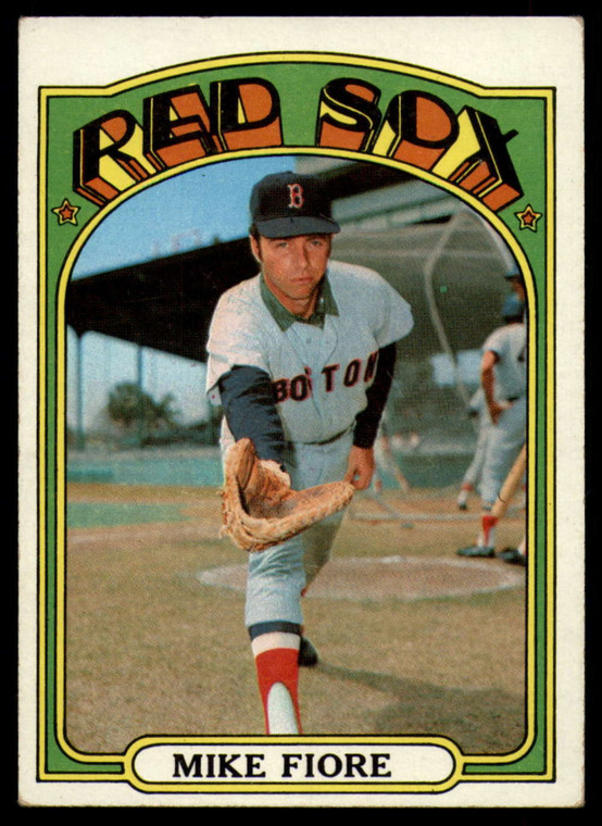 1972 Topps #199 Mike Fiore VG Boston Red Sox 