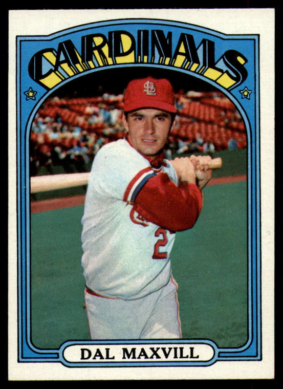 1972 Topps #206 Dal Maxvill VG St. Louis Cardinals 