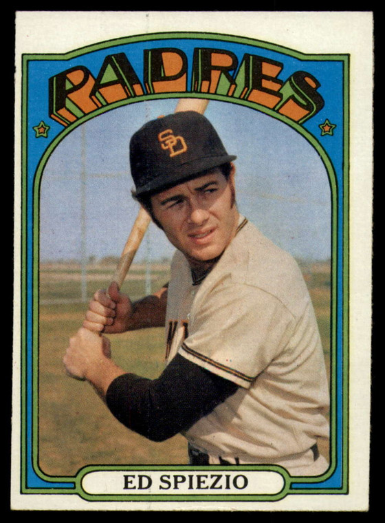 1972 Topps #504 Ed Spiezio VG San Diego Padres 