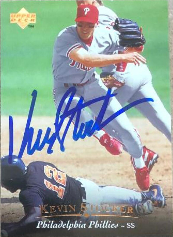 Kevin Stocker Autographed 1995 Upper Deck #144