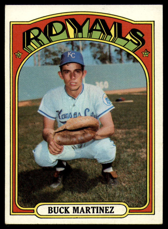 1972 Topps #332 Buck Martinez VG Kansas City Royals 