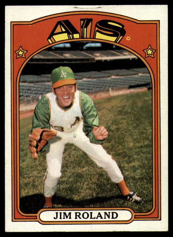 1972 Topps #464 Jim Roland VG Oakland Athletics 