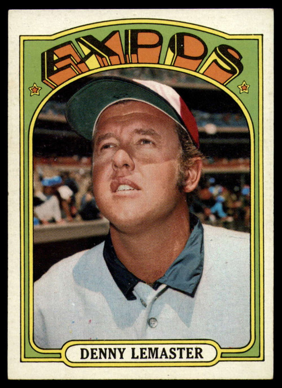 1972 Topps #371 Denny Lemaster VG Montreal Expos 