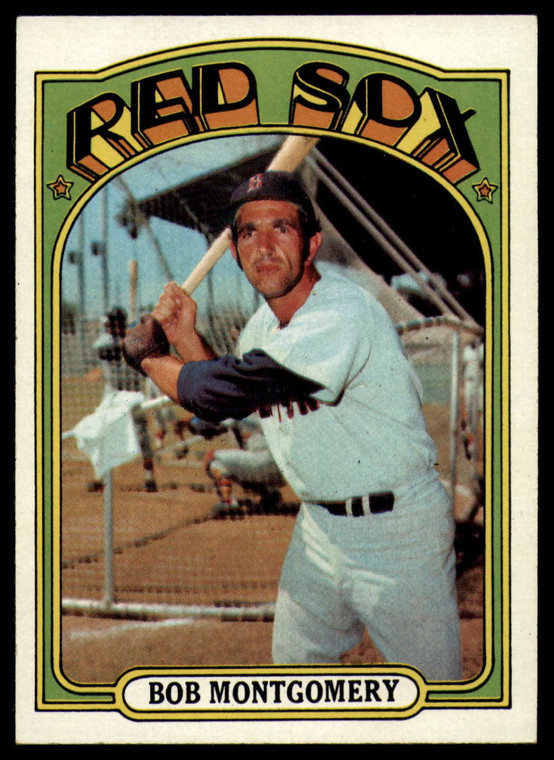 1972 Topps #411 Bob Montgomery VG Boston Red Sox 