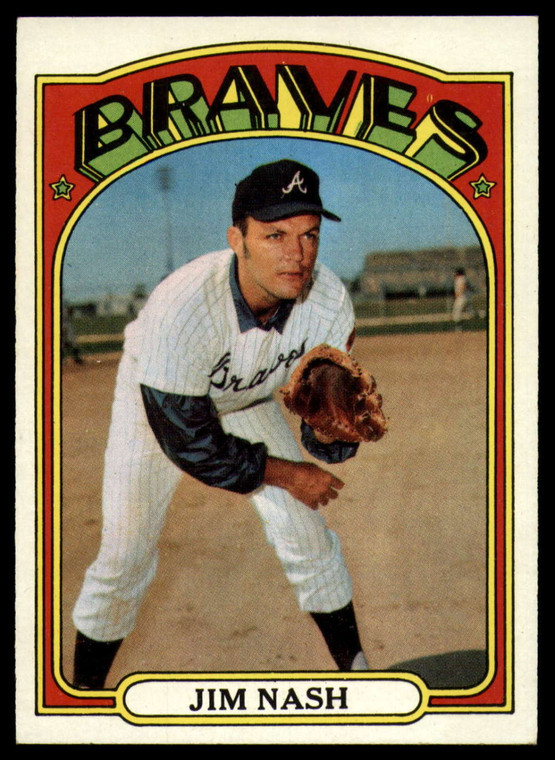 1972 Topps #401 Jim Nash VG Atlanta Braves 