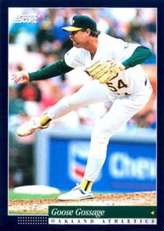 1994 Score #260 Rich Gossage VG Oakland Athletics 