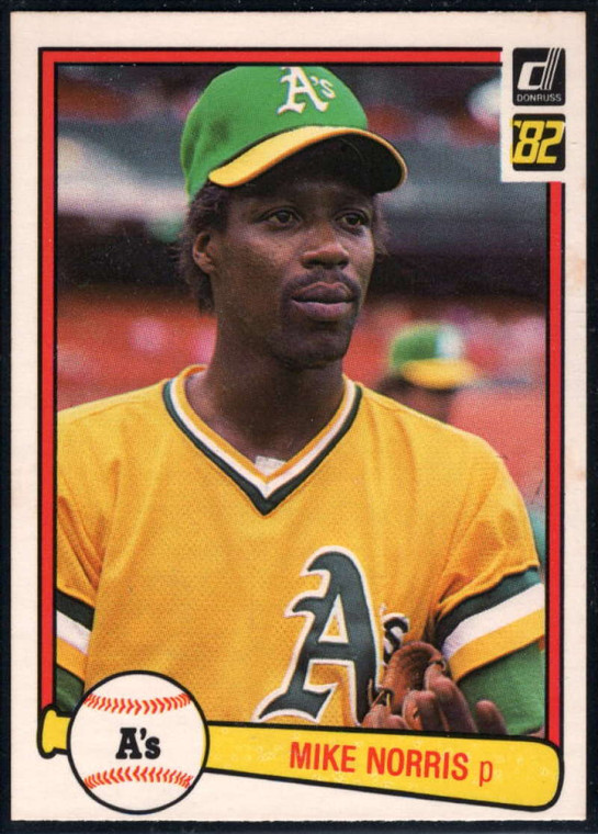 1982 Donruss #197 Mike Norris VG Oakland Athletics 