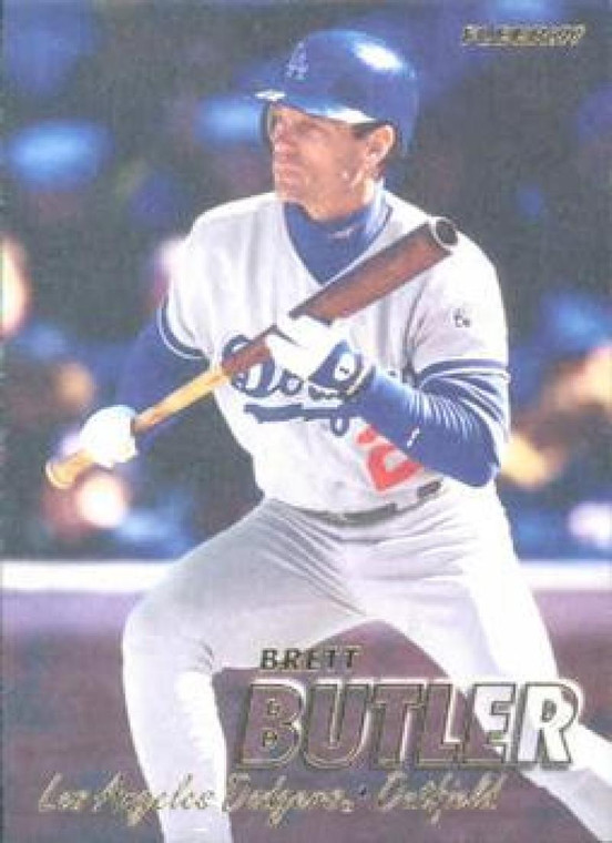 1997 Fleer #357 Brett Butler VG Los Angeles Dodgers 