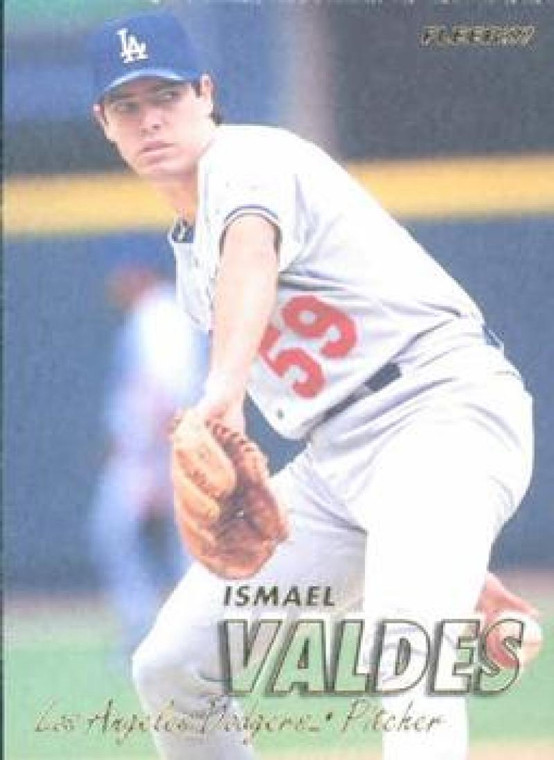 1997 Fleer #372 Ismael Valdes VG Los Angeles Dodgers 