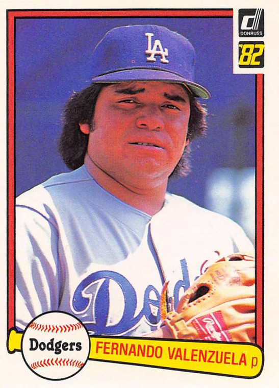 1982 Donruss #462 Fernando Valenzuela VG Los Angeles Dodgers 