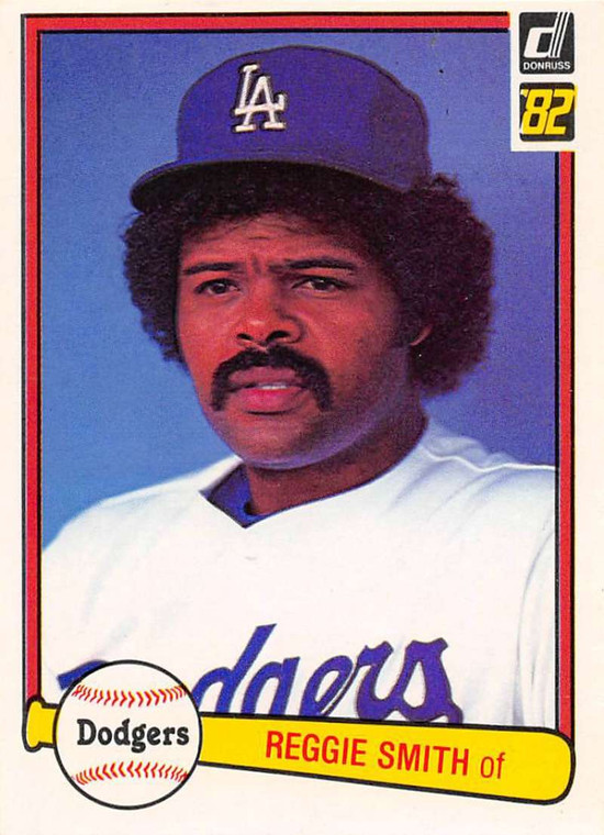 1982 Donruss #488 Reggie Smith VG Los Angeles Dodgers 