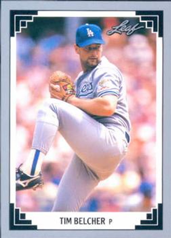1991 Leaf #508 Tim Belcher VG Los Angeles Dodgers 