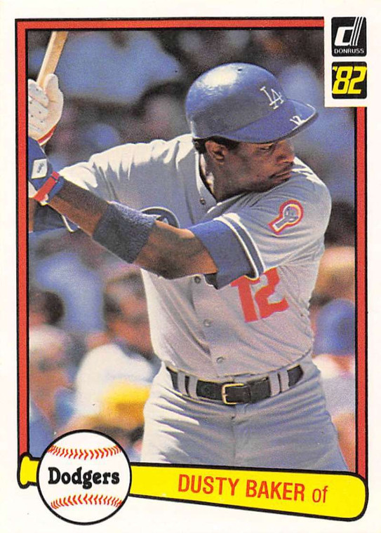 1982 Donruss #336 Dusty Baker VG Los Angeles Dodgers 