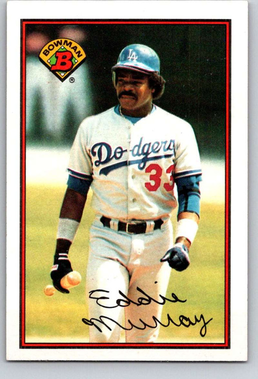 1989 Bowman #346 Eddie Murray VG Los Angeles Dodgers 