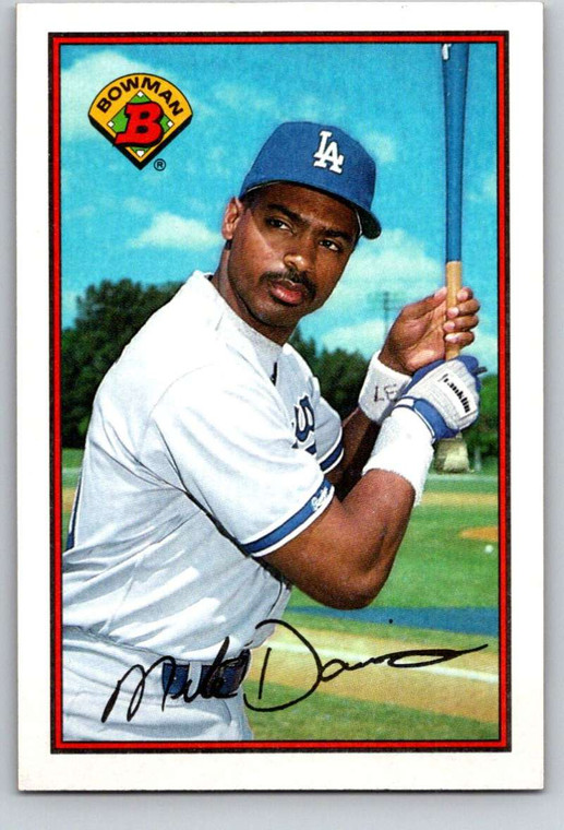 1989 Bowman #352 Mike Davis VG Los Angeles Dodgers 