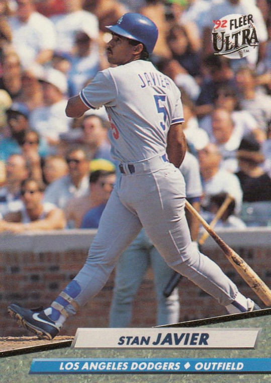 1992 Ultra #212 Stan Javier VG Los Angeles Dodgers 