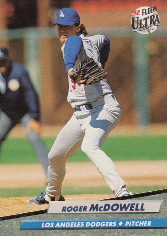 1992 Ultra #214 Roger McDowell VG Los Angeles Dodgers 