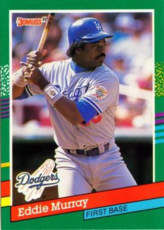 1991 Donruss #502 Eddie Murray VG Los Angeles Dodgers 