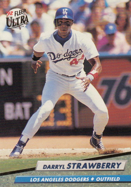 1992 Ultra #219 Darryl Strawberry VG Los Angeles Dodgers 