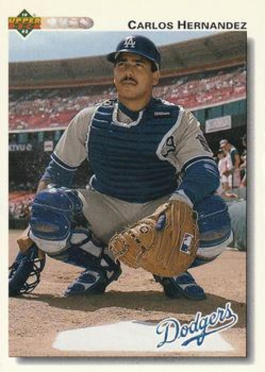 1992 Upper Deck #797 Carlos Hernandez VG Los Angeles Dodgers 