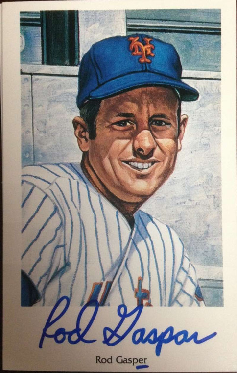 Rod Gaspar Autographed 1994 Capitol Cards 69 Mets Postcard