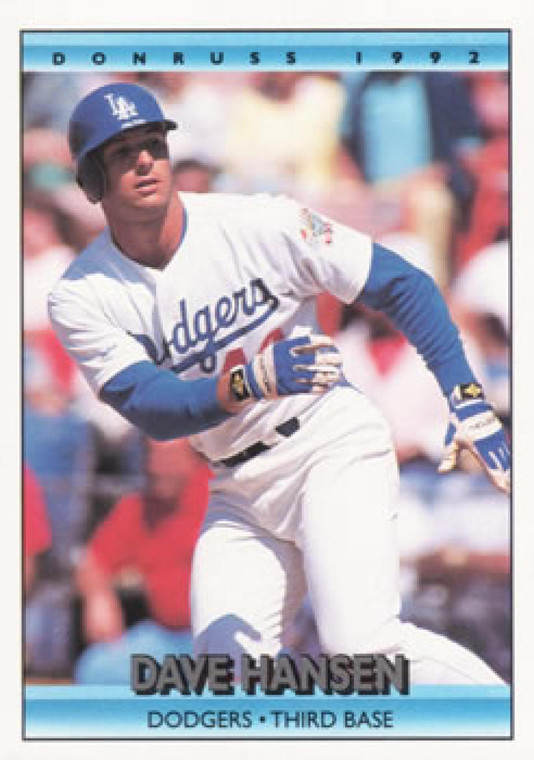 SOLD 50995 1992 Donruss #506 Dave Hansen VG Los Angeles Dodgers 