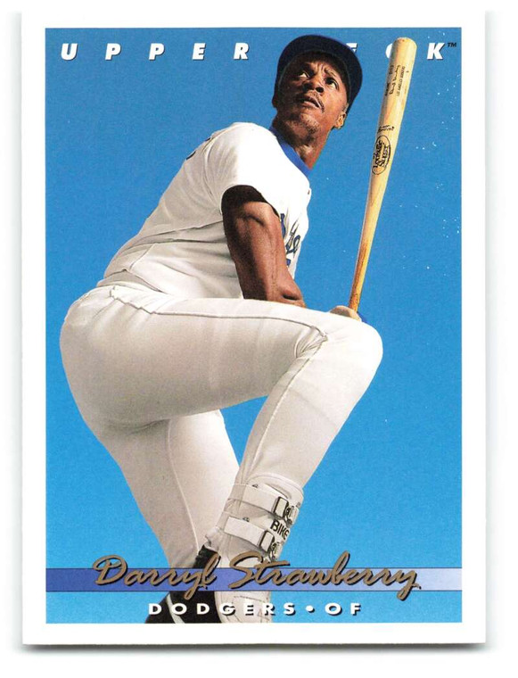 1993 Upper Deck #575 Darryl Strawberry VG Los Angeles Dodgers 