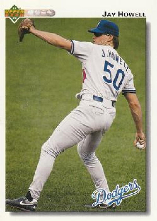 1992 Upper Deck #511 Jay Howell VG Los Angeles Dodgers 