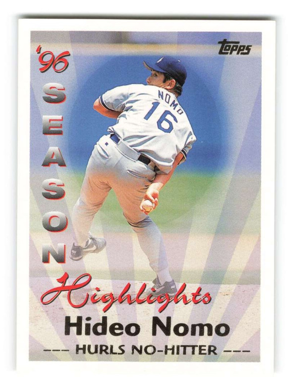 1997 Topps #464 Hideo Nomo SH VG  Los Angeles Dodgers 