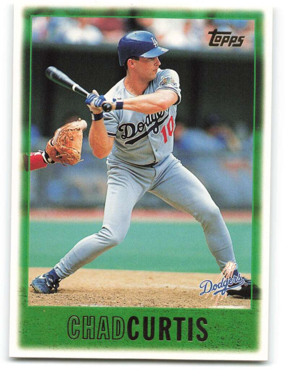 1997 Topps #449 Chad Curtis VG  Los Angeles Dodgers 