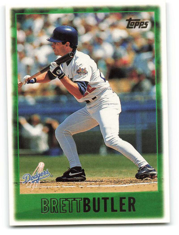 1997 Topps #324 Brett Butler VG  Los Angeles Dodgers 