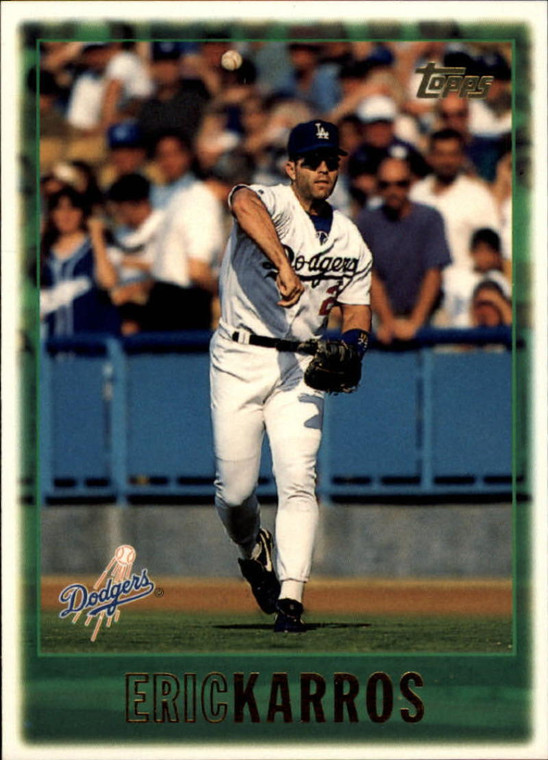 1997 Topps #321 Eric Karros VG  Los Angeles Dodgers 