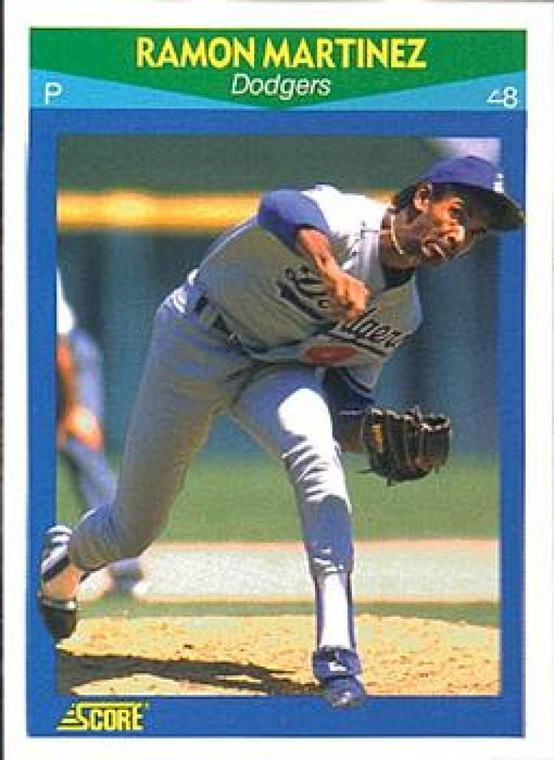 1990 Score Rising Stars #59 Ramon Martinez VG Los Angeles Dodgers 