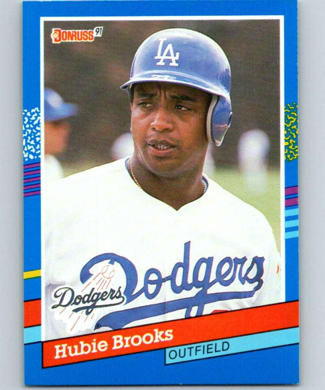 1991 Donruss #349 Hubie Brooks VG Los Angeles Dodgers 