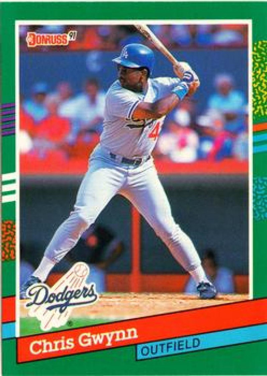 1991 Donruss #598 Chris Gwynn VG Los Angeles Dodgers 