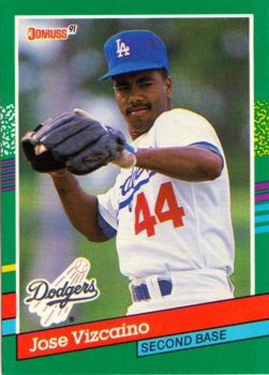 1991 Donruss #724 Jose Vizcaino VG Los Angeles Dodgers 