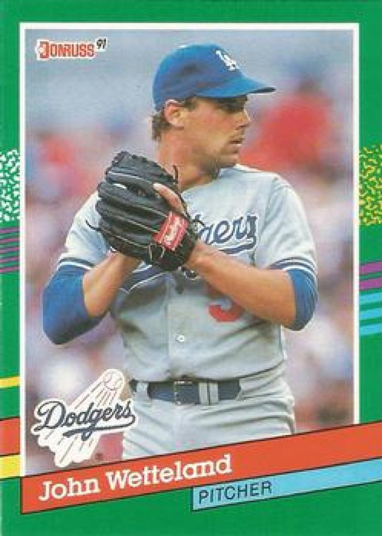 1991 Donruss #614 John Wetteland VG Los Angeles Dodgers 