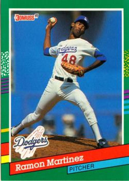 1991 Donruss #557 Ramon Martinez VG Los Angeles Dodgers 