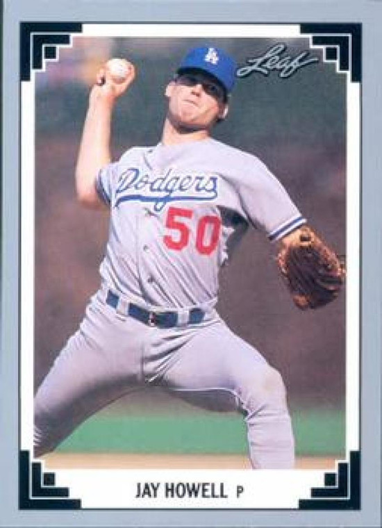 1991 Leaf #98 Jay Howell VG Los Angeles Dodgers 