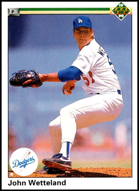 1990 Upper Deck #377 John Wetteland VG Los Angeles Dodgers 